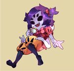  black_eyes fangs female hair muffet multi_eye multi_limb purple_hair solo undertale unknown_artist video_games 