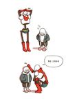  animated_skeleton bone brothers duo korean_text male papyrus_(undertale) sans_(undertale) scarf sibling skeleton sleeping text translation_request undead undertale video_games 