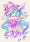 animal_ears aqua_eyes aqua_hair bow bowtie breasts bunny_ears butterfly_wings cleavage commentary_request dress easter easter_egg egg flower hair_flower hair_ornament hat hat_flower hat_ribbon hatsune_miku high_heels highres kemonomimi_mode kneeling long_hair medium_breasts mismatched_legwear pantyhose ribbon smile solo string_of_flags twintails very_long_hair vocaloid wings yumenouchi_chiharu 