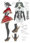  character_design cleavage corset see_through sketch soul_calibur soul_calibur_v tira weapon 