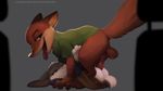  animated balls butt canine clothing cute disney female feral fox fur judy_hopps lagomorph long_ears lying male male/female mammal missionary_position nick_wilde on_back penetration penis rabbit sex smile tongue tongue_out vaginal vaginal_penetration zonkpunch zootopia 
