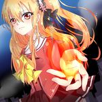  blonde_hair charlotte_(anime) long_hair nishimori_misa school_uniform solo yuki_isuke 