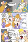  anthro breasts chip_&#039;n_dale_rescue_rangers chip_&#039;n_dale_rescue_rangersdisney comic crossover disney female fingering gadget_hackwrench ken+singshow lola_bunny looney_tunes macro mammal masturbation micro monochrome mouse rodent size_difference tears text translated vaginal_masturbation warner_brothers 
