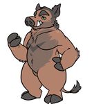  boar chunky fatfur gu male mammal overweight porcine slightly_chubby tubby 