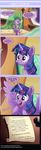  2016 absurd_res bench candle comic dialogue dragon duo edowaado english_text equine feathers female feral friendship_is_magic fur hair hi_res horn inside letter mammal multicolored_hair my_little_pony open_mouth purple_eyes purple_feathers purple_fur scalie scroll spike_(mlp) spread_wings text train twilight_sparkle_(mlp) window windows winged_unicorn wings 