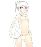  1boy bikini bulge crossdressing looking_at_viewer micro_bikini necronemesis simple_background solo standing swimsuit trap 
