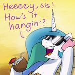  2016 anticularpony english_text equine female feral friendship_is_magic horn mammal my_little_pony princess_celestia_(mlp) solo text winged_unicorn wings 