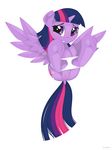  2016 anus blush butt clothing dock equine feathered_wings feathers female feral friendship_is_magic hair hi_res hooves horn hoverrover long_hair mammal multicolored_hair my_little_pony panties purple_eyes pussy simple_background solo twilight_sparkle_(mlp) underhoof underwear white_background winged_unicorn wings 