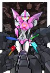  arcee autobot blue_eyes blush breasts transformers 