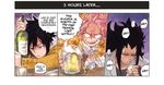  1boy 1girl comic fairy_tail gajeel_redfox gray_fullbuster natsu_dragneel rusky 