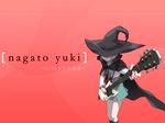  guitar nagato_yuki red suzumiya_haruhi_no_yuuutsu witch 