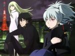  amber black_hair blue_eyes darker_than_black gray_hair green_hair hei pink_eyes signed yellow_eyes yin 