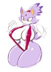  anthro averyshadydolphin big_breasts blaze_the_cat breasts cat feline female hi_res mammal solo sonic_(series) thick_thighs wide_hips 