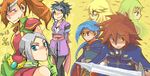  innes_lorenz kratos_aurion martel_yggdrasill mary_argent mithos_yggdrasill sheena_fujibayashi tales_of_(series) tales_of_destiny tales_of_hearts tales_of_symphonia yuan_ka-fai 