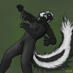 male mammal merging skunk transformation unstableimagination 