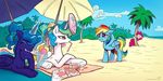  bendy_straw dessert food friendship_is_magic frisbee ice_cream my_little_pony pink_lemonade pinkie_pie_(mlp) princess_celestia_(mlp) princess_luna_(mlp) rainbow_dash_(mlp) 