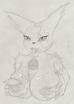  anthro anthrofied big_breasts breasts cum cum_in_mouth cum_inside cum_on_breasts disembodied_penis female infamousrel male nintendo nipples penis pok&eacute;mon sex solo_focus titfuck tongue video_games zangoose 