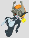  absurd_res breasts featureless_breasts female hi_res humanoid looking_at_viewer midna navel nintendo pussy slugbox small_breasts solo the_legend_of_zelda twili twilight_princess video_games 