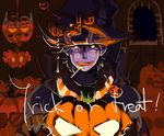  bad_pixiv_id caesar_anthonio_zeppeli cameo halloween hat jack-o'-lantern jojo_no_kimyou_na_bouken joseph_joestar_(young) pumpkin senzzang suzi_q 