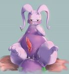  animal_genitalia anus barefoot blush breath cum cum_on_anus cum_on_face cum_on_leg cum_on_penis cum_on_stomach cum_on_tongue dragon erection feral genital_slit goo goodra looking_at_viewer male nintendo nude orgasm penis pok&eacute;mon sitting slightly_chubby slit solo thick_thighs tongue unknown_artist video_games 