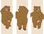  balls bear blush cartoon_network dakimakura_design graft_(artist) grizzly_(character) grizzly_bear humanoid_penis male mammal penis solo we_bare_bears 