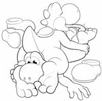  69 2016 3_toes clothing duo foot_fetish foot_lick footwear futonmania hi_res hindpaw licking mario_bros monochrome nintendo oral paws saliva sex shoes simple_background toes tongue tongue_out video_games white_background yoshi 
