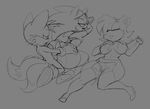  ahegao anal big_butt breasts butt clothing cum female fiona_fox high_heels legwear male male/male miles_prower multi_tail pussy scourge_the_hedgehog sonic_(series) stockings thecon thick_thighs wide_hips 