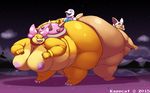  ambiguous_gender anthro bat big_breasts big_butt breasts butt female group group_sex huge_breasts huge_butt hyper hyper_breasts hyper_butt kazecat koopa koopaling larger_female mammal mario_bros morbidly_obese night nintendo overweight overweight_female pinned rouge_the_bat scalie sex size_difference sonic_(series) threesome video_games wendy_o_koopa 