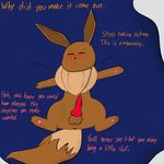  anus balls coffeefly eevee feral male nintendo penis pok&eacute;mon presenting solo video_games 