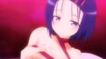  animated animated_gif nipples purple_hair sairenji_haruna small_breasts tagme to_love-ru to_love-ru_darkness 