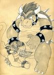  anthro bowser dragon duo fellatio hi_res koopa male male/male mario_bros nintendo nogard_krad_nox oral penis scalie sex tush video_games 