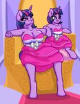  2016 absurd_res anthro big_breasts breasts duo equine female feral friendship_is_magic hi_res horn huge_breasts mammal my_little_pony slavedemorto twilight_sparkle_(mlp) unicorn 