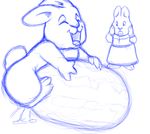  betweenthelions cub cum cum_inside female food fruit improvised_sex_toy lagomorph male mammal max_(max_and_ruby) max_and_ruby melon nude rabbit ruby_(max_and_ruby) watermelon young 