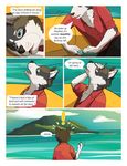  ! book canine comic dog edesk husky island mammal raft sisco_(artist) 
