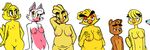  anthro areola avian bear big_breasts bird blush breasts canine chicken female five_nights_at_freddy&#039;s five_nights_at_freddy&#039;s_2 fox fur furrification group inkyfrog mammal mangle_(fnaf) nipples nude pussy smile toy_chica_(fnaf) toy_freddy_(fnaf) video_games white_fur 