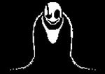  animated clothing fatz_geronimo gaster monochrome smile undertale video_games 