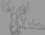  anal balls cum cum_in_mouth cum_inside erection fellatio lagomorph male male/male mammal max_(sam_&amp;_max) oral penis precum rabbit sam_&amp;_max sex sex_toy sketch solo twee tweecredo 