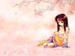  cherry_blossoms copyright_request goto_p japanese_clothes kimono solo 