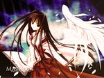  angel_dust japanese_clothes miko nanase_aoi wings 