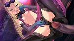  1girl areolae bare_shoulders black_panties blonde_hair blue_eyes blush bow censored detached_collar dungeon_of_regalias:_haitoku_no_miyako_ishgalia erection feet flat_chest footjob game_cg hair_bow head_rest highres legs long_hair looking_down m&amp;m mosaic_censoring naughty_face nipples no_bra no_shoes open_clothes original panties parted_lips penis sitting smile solo_focus sweat thighhighs thighs toes underwear 