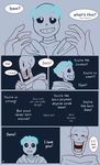  &lt;3 animated_skeleton blush bone comic confession cute dialogue echo_flower english_text flower flower_crown male male/male papyrus_(undertale) plant sans_(undertale) skeleton text undead undertale unknown_artist video_games 