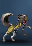  anthro canine dog duo husky latex_(artist) mammal rubber transformation 