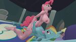  anthro balls butt earth_pony equine friendship_is_magic horse male male/male mammal my_little_pony penis pinkie_pie_(mlp) pony rainbow_dash_(mlp) sex 