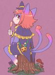  artist_request candy cat furry licking red_hair short_hair toraneko_(38) two_tails 