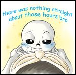 2016 animated_skeleton blush bone dialogue english_text hug implied_homosexuality male male/male nude papyrus_(undertale) sans_(undertale) simple_background skeleton smile text undead undertale unknown_artist video_games 