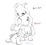  3_toes anal anal_penetration asriel_dreemurr balls bottomless caprine clothed clothing colab cub goat horn humanoid_penis line_art male male/male mammal monster nobusuke pawpads penetration penis quilaru11 selfcest square_crossover standing toes young 