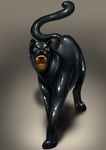  anthro digital_media_(artwork) feline feral goo jaguar latex_(artist) male mammal rubber shiny transformation 