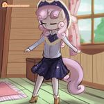  anthro equine female friendship_is_magic horn horse loli lumineko mammal my_little_pony pony square_dancing sweetie_belle_(mlp) unicorn young 