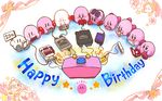  3ds avian bird blue_eyes blush famicom game_console gamecube king_dedede kirby kirby_(series) looking_at_viewer male nintendo nintendo_3ds nintendo_64 nintendo_ds penguin rike_(pixiv) super_famicom unknown_artist video_games waddle_dee wii 