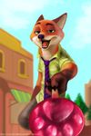  2016 7theaven anthro canine digital_media_(artwork) disney fox fur hi_res male mammal nick_wilde zootopia 